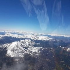 Flugwegposition um 11:36:40: Aufgenommen in der Nähe von Gemeinde Glödnitz, Österreich in 3296 Meter